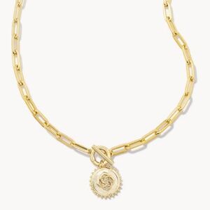 Kendra Scott Brielle Convertible Medallion Chain Necklace in Gold